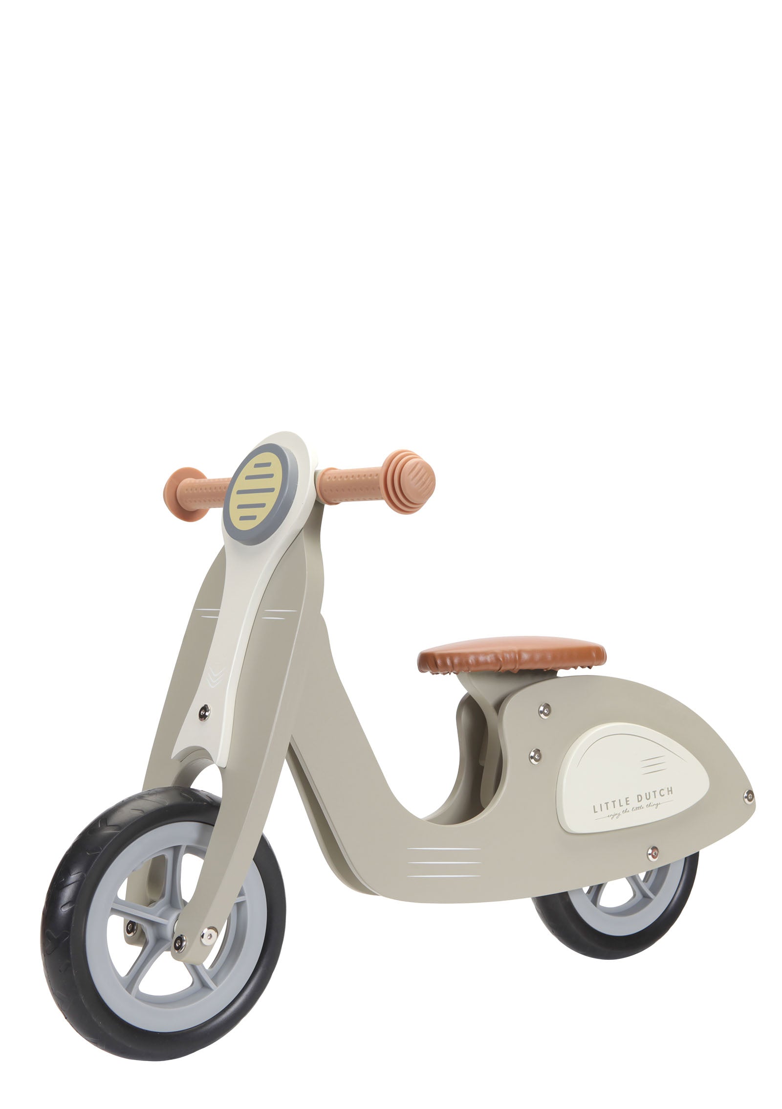 Laufrad Holz-Roller olive