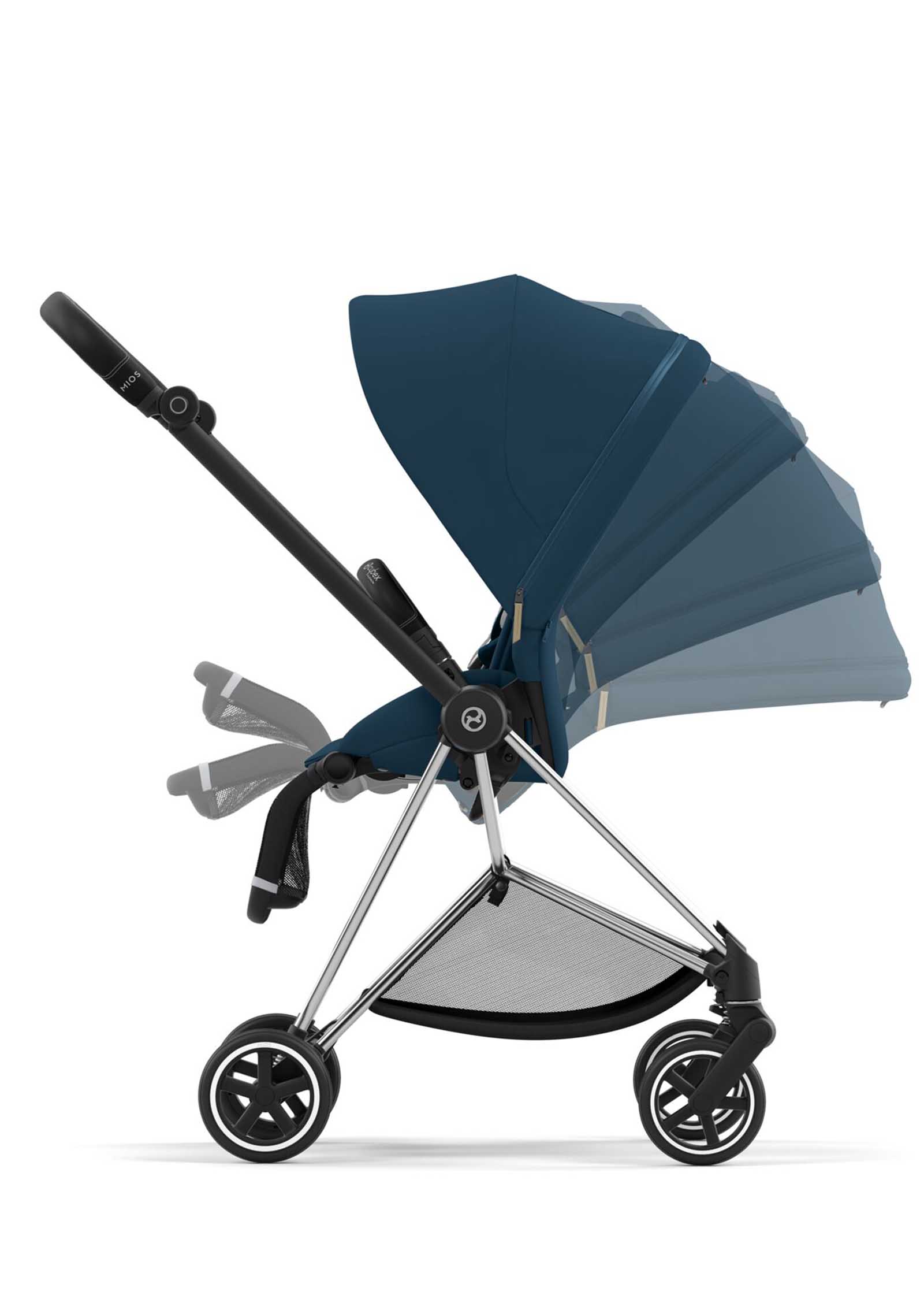 Cybex Mios 3.0 Mountain Blue - Chrome Black