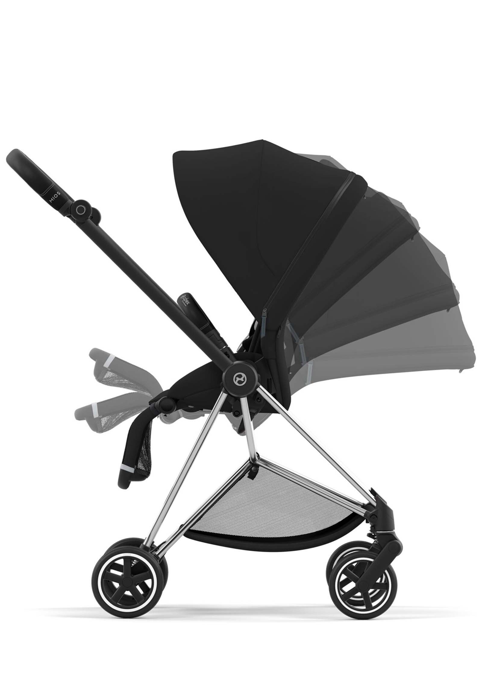 Cybex Mios 3.0 Deep Black - Chrome Black