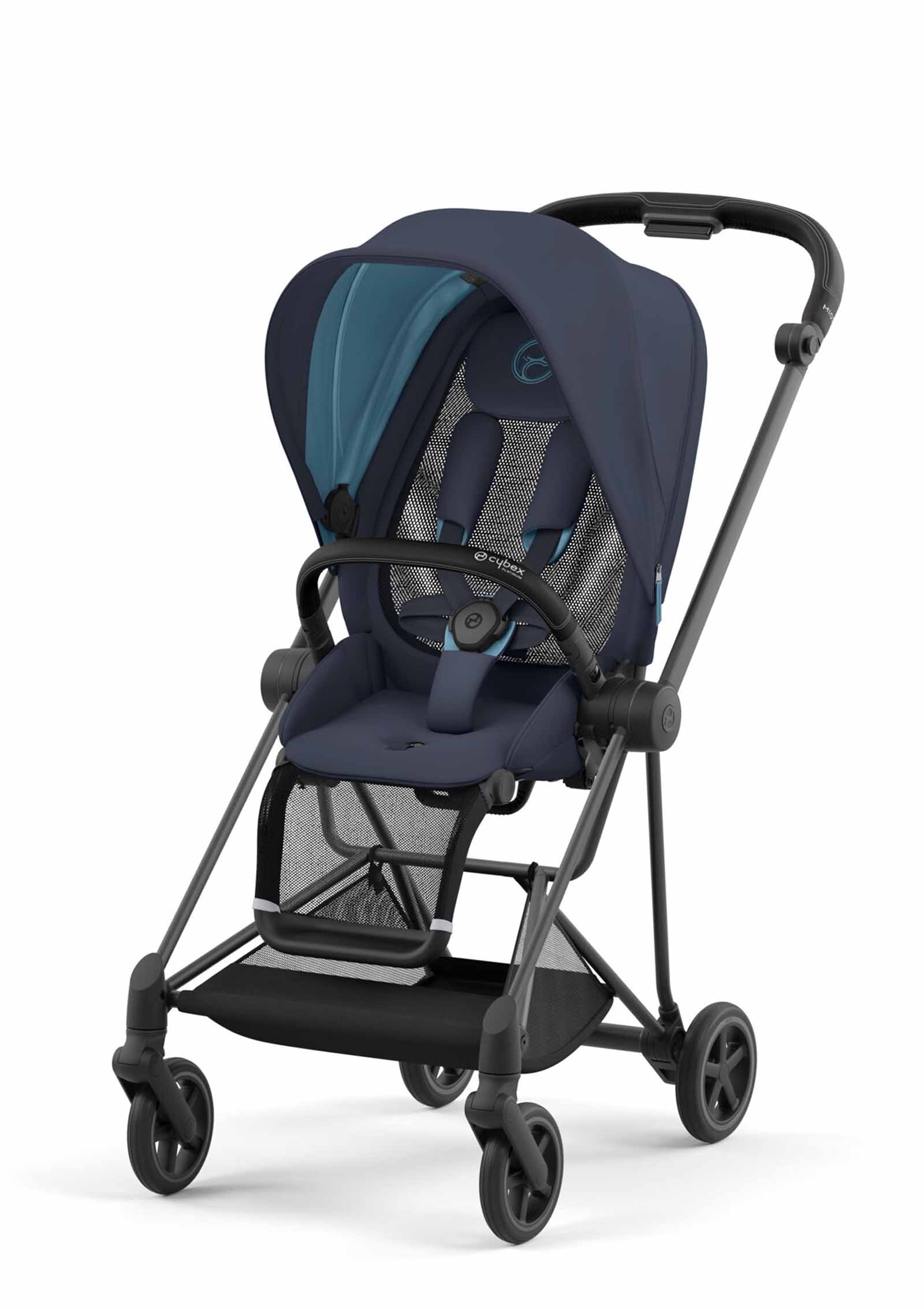Cybex Mios 3.0 Nautical Blue - Matt Black