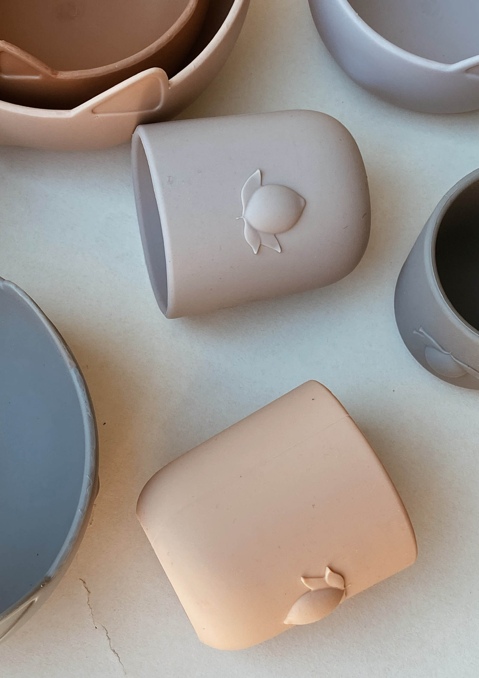 Konges Sløjd 2er-Pack Becher 'Lemon' Rose Sand/Caramel