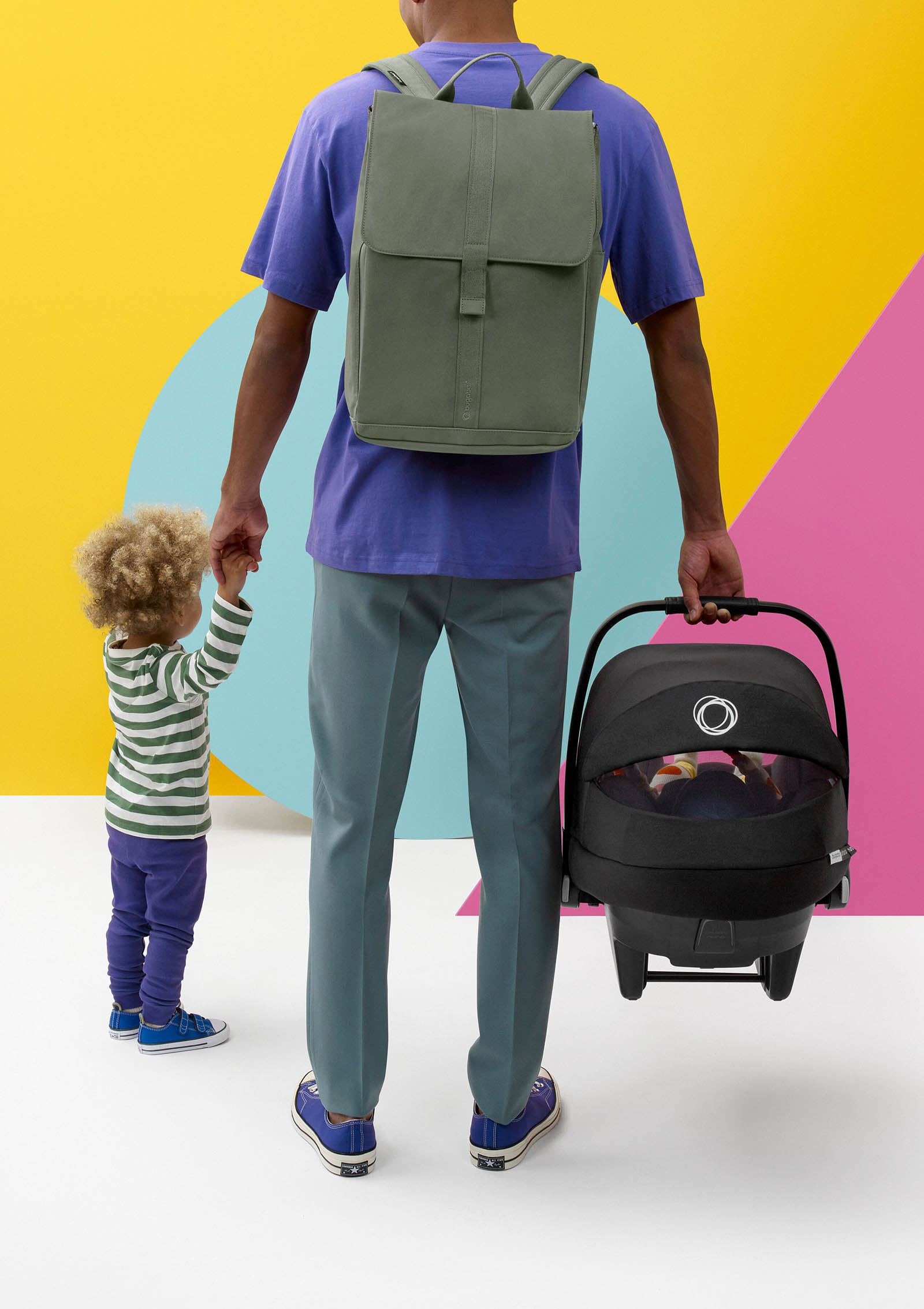 bugaboo Wickelrucksack Waldgrün
