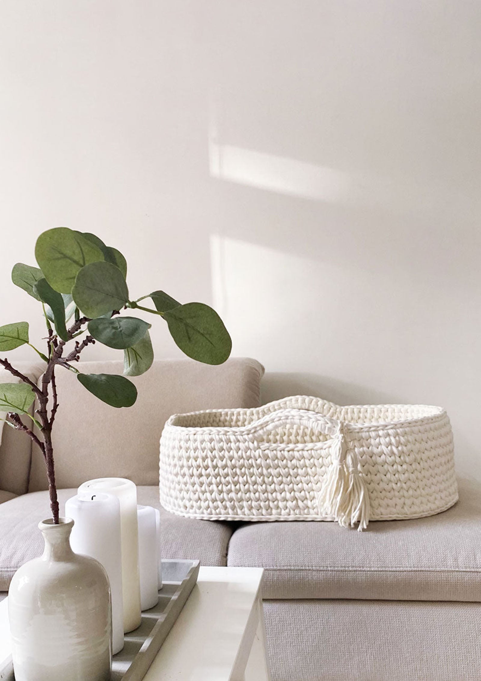 Moseskorb white cloud