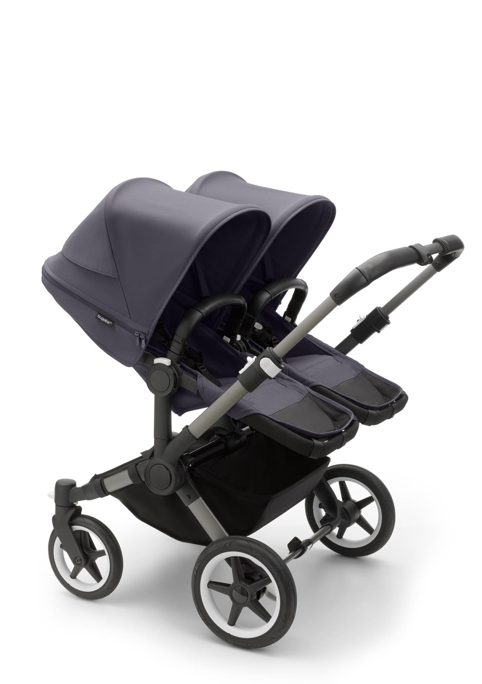 bugaboo Donkey 5 Twin Kinderwagenset Graphit / Sturmblau