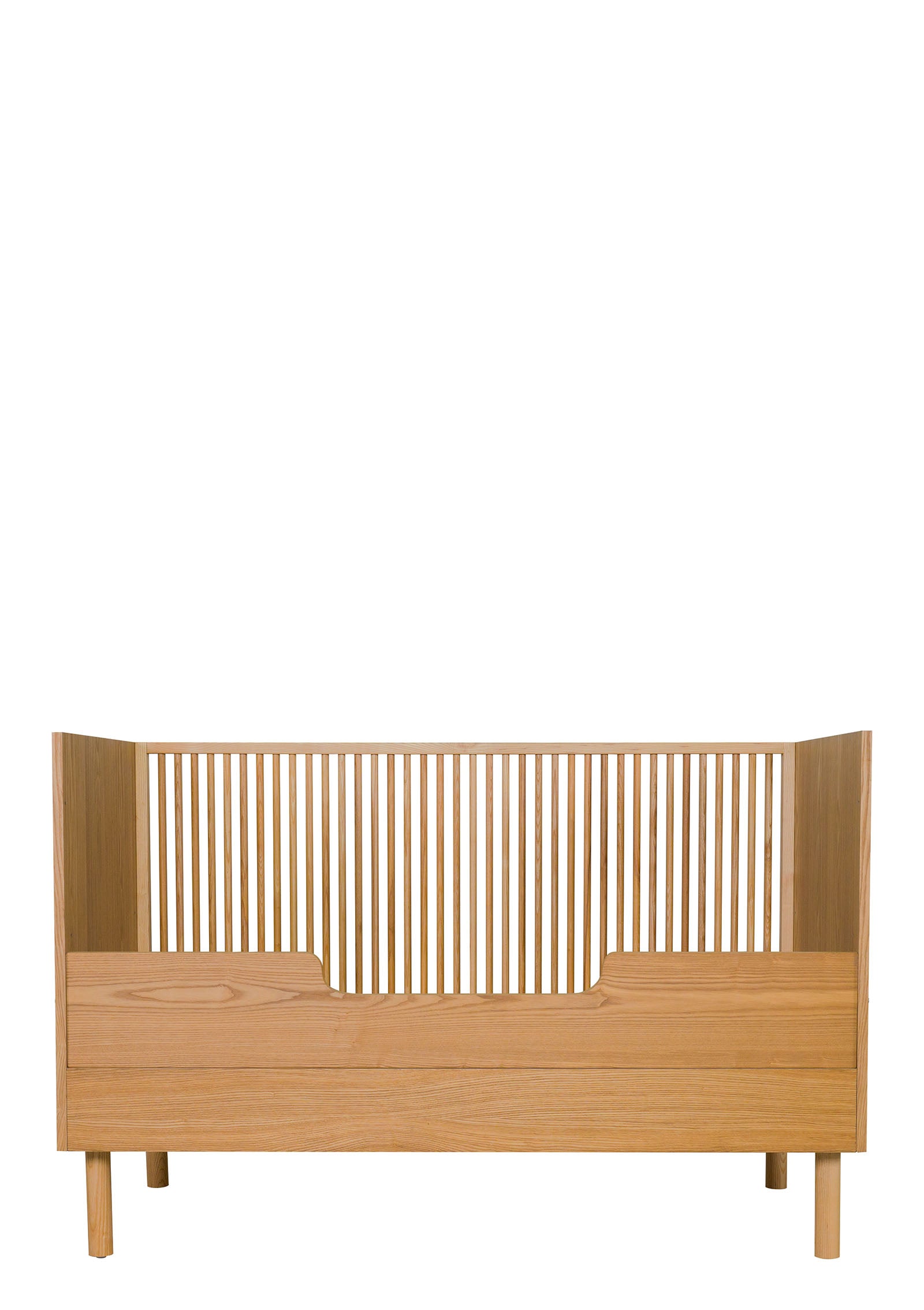 Rausfallschutz 'Hai No Ki' Babybett Natural Ash 140x70