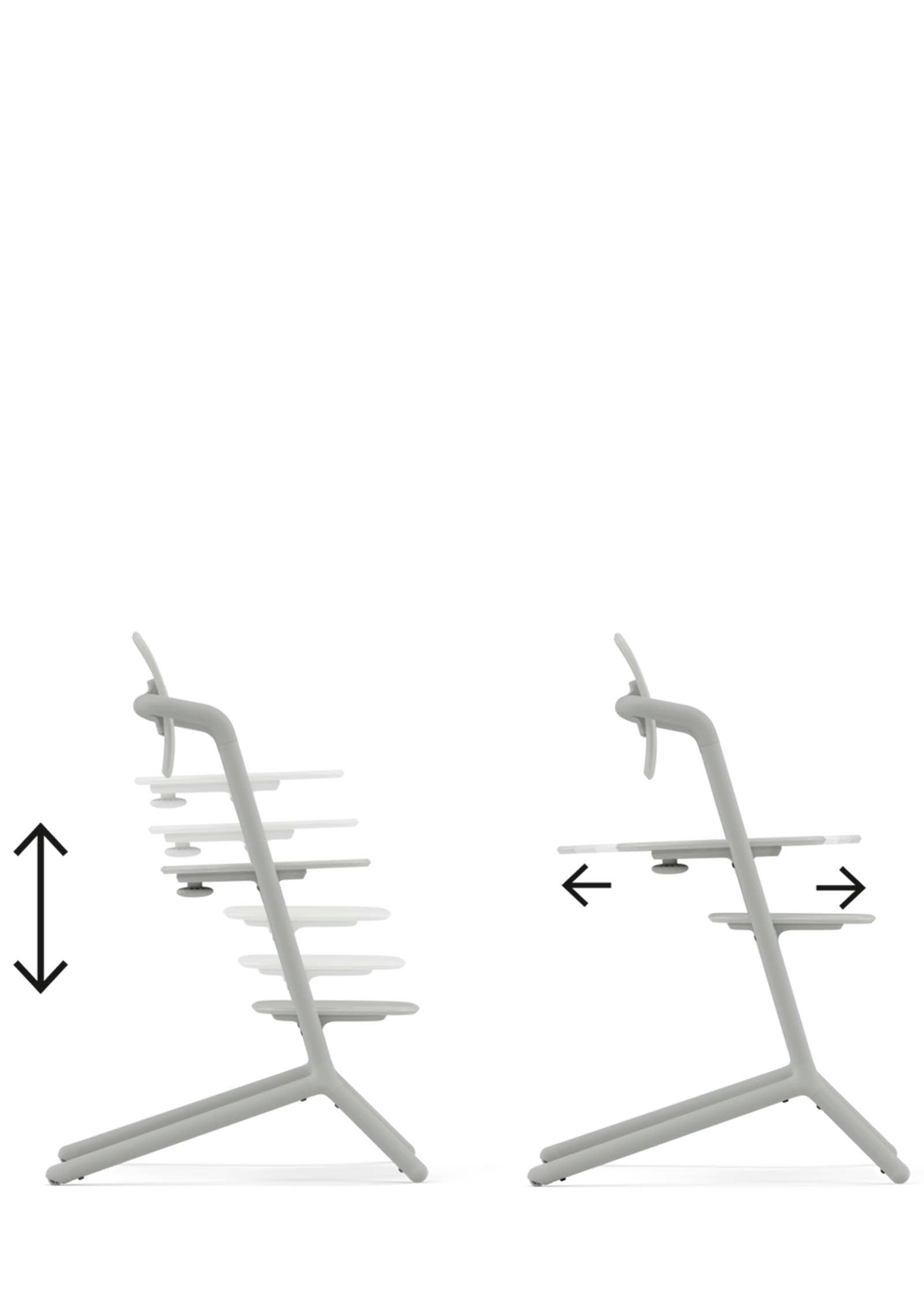 Cybex Hochstuhl Lemo 4-in-1 Set Suede Grey / Mid Grey