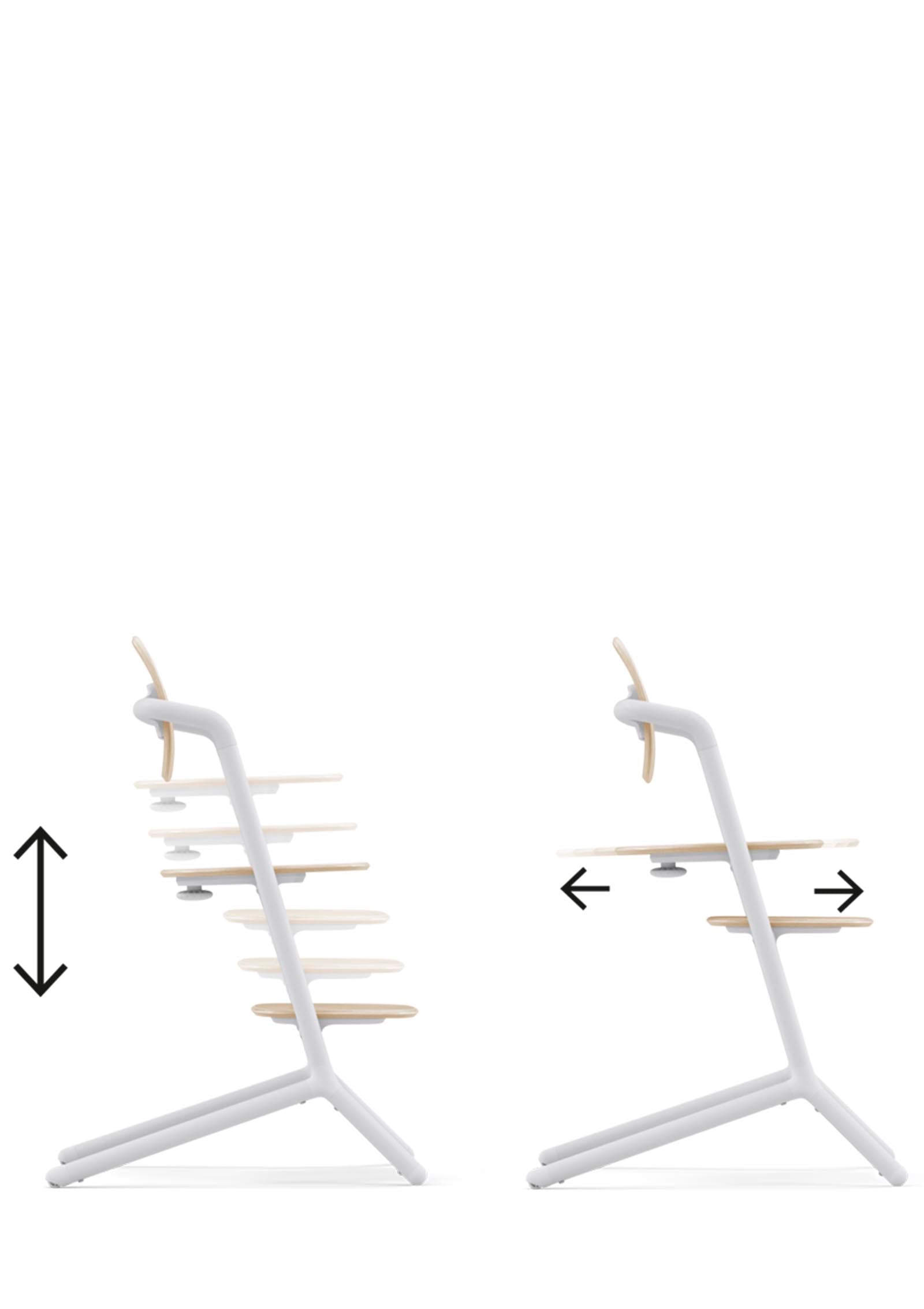 Cybex Hochstuhl Lemo 4-in-1 Set Sand White / White