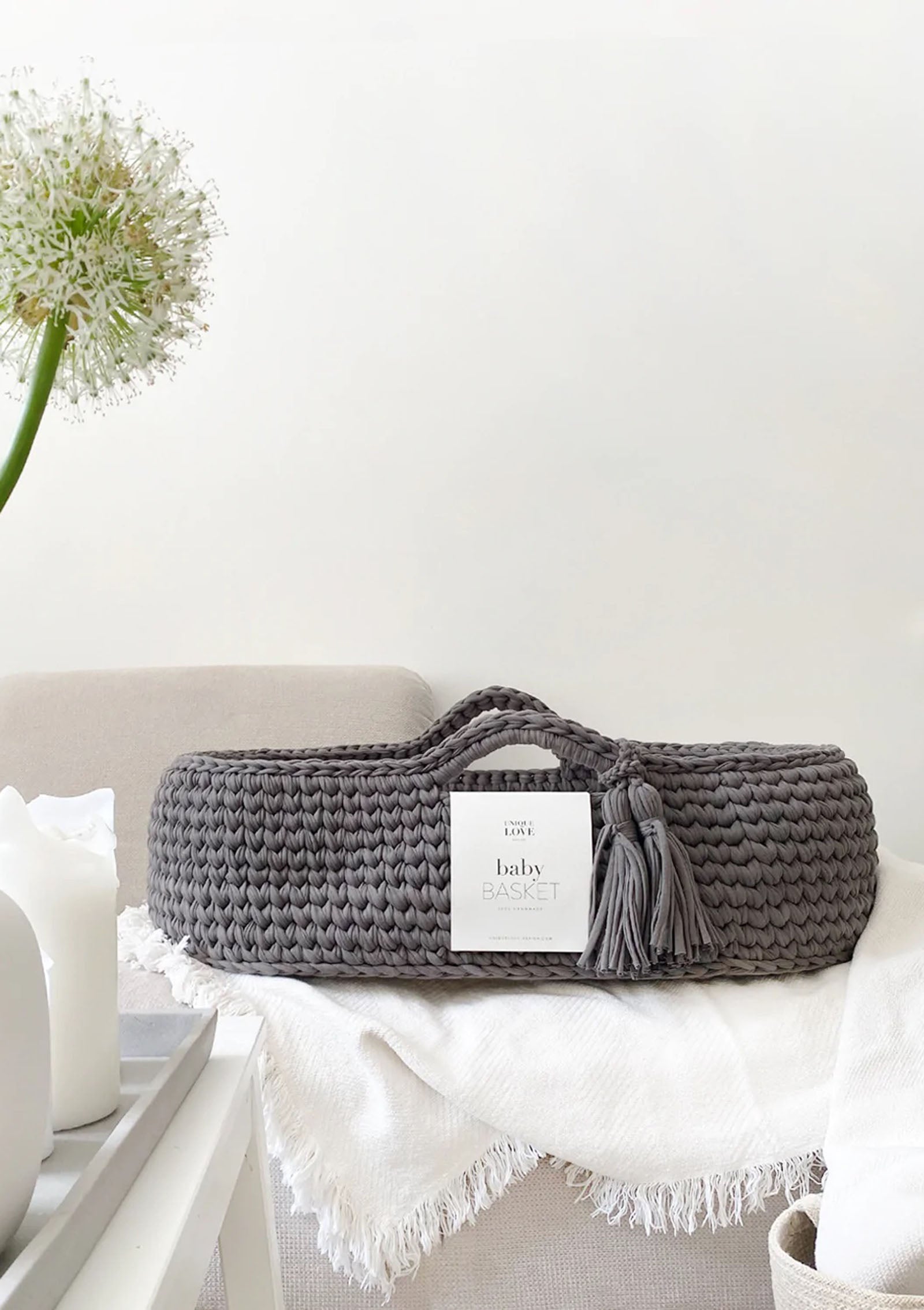 Moseskorb cozy anthrazit