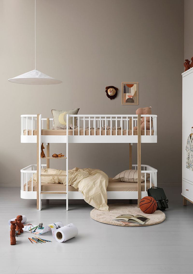 Oliver Furniture WOOD ORIGINAL HALBHOHES ETAGENBETT WEISS - NEU