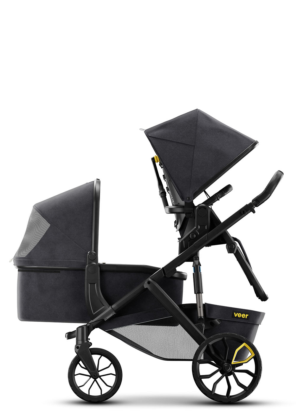 veer Liegewanne dunkelgrau / schwarz