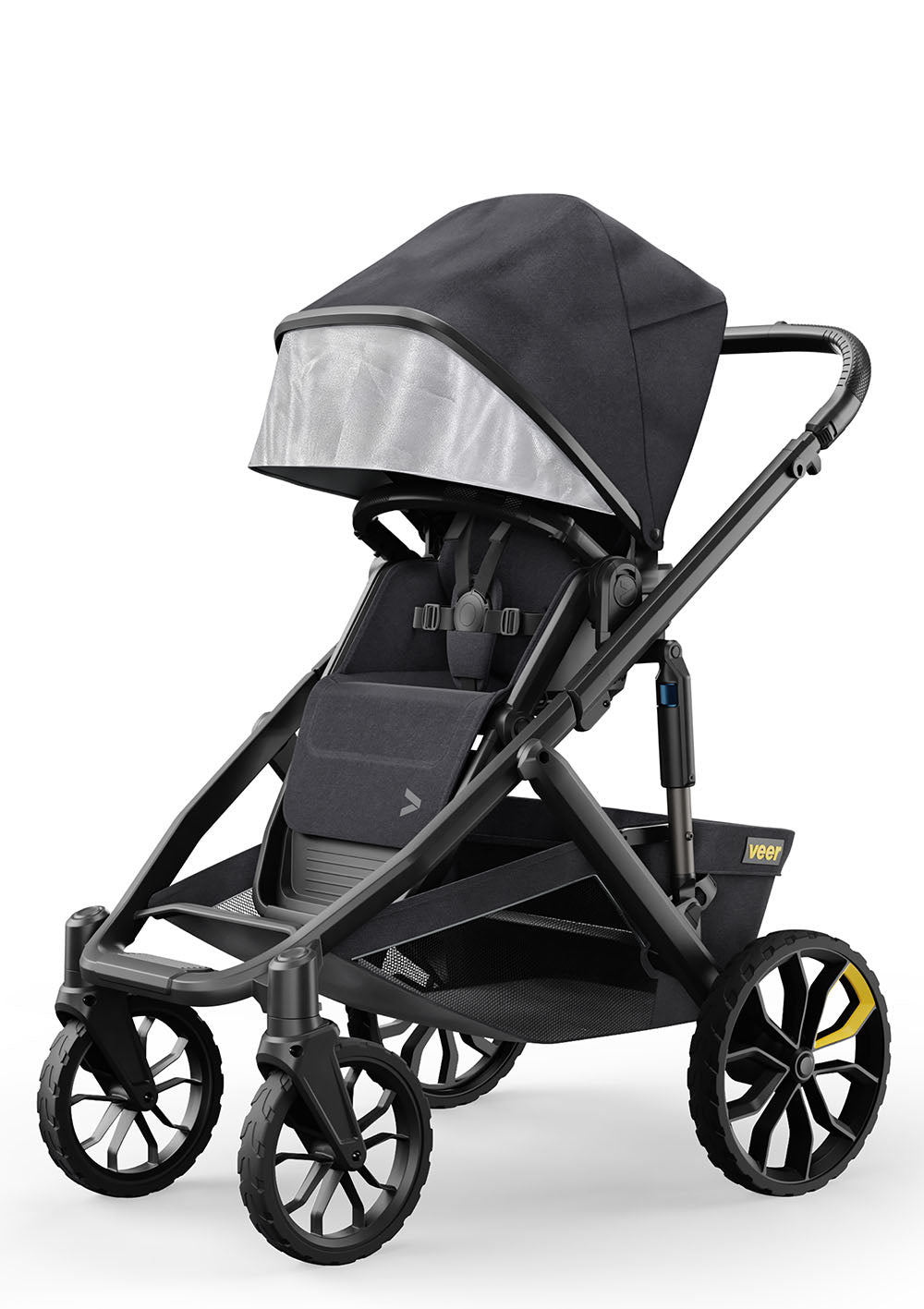 veer Switchback Kinderwagen Switch&Roll dunkelgrau / schwarz