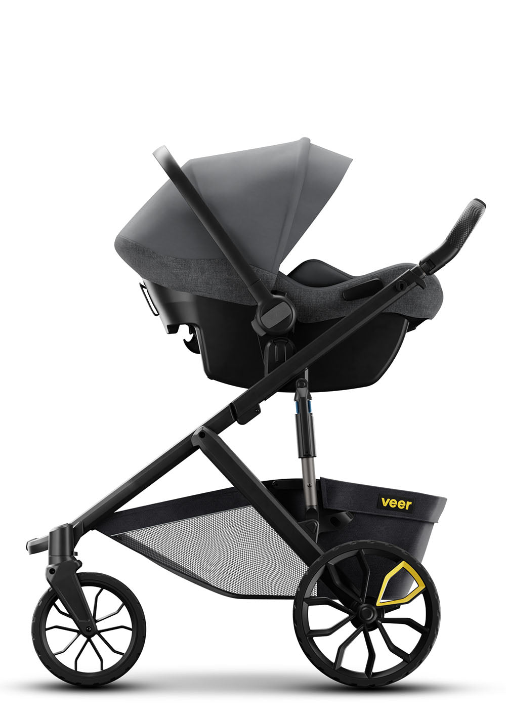 veer Switchback Kinderwagen Starter-Set dunkelgrau / schwarz