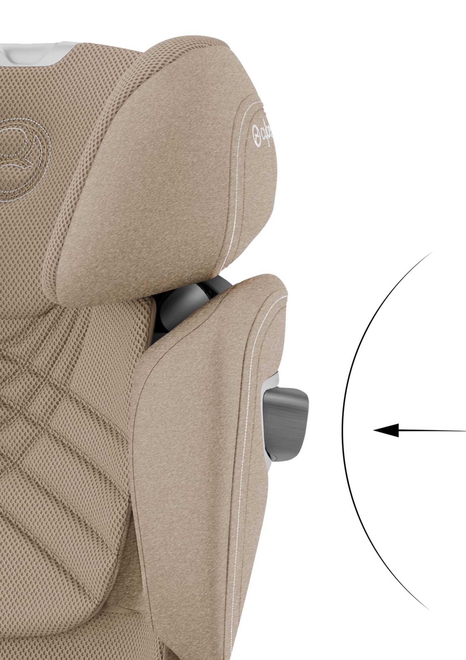 Cybex Solution T i-Fix Plus Cozy Beige