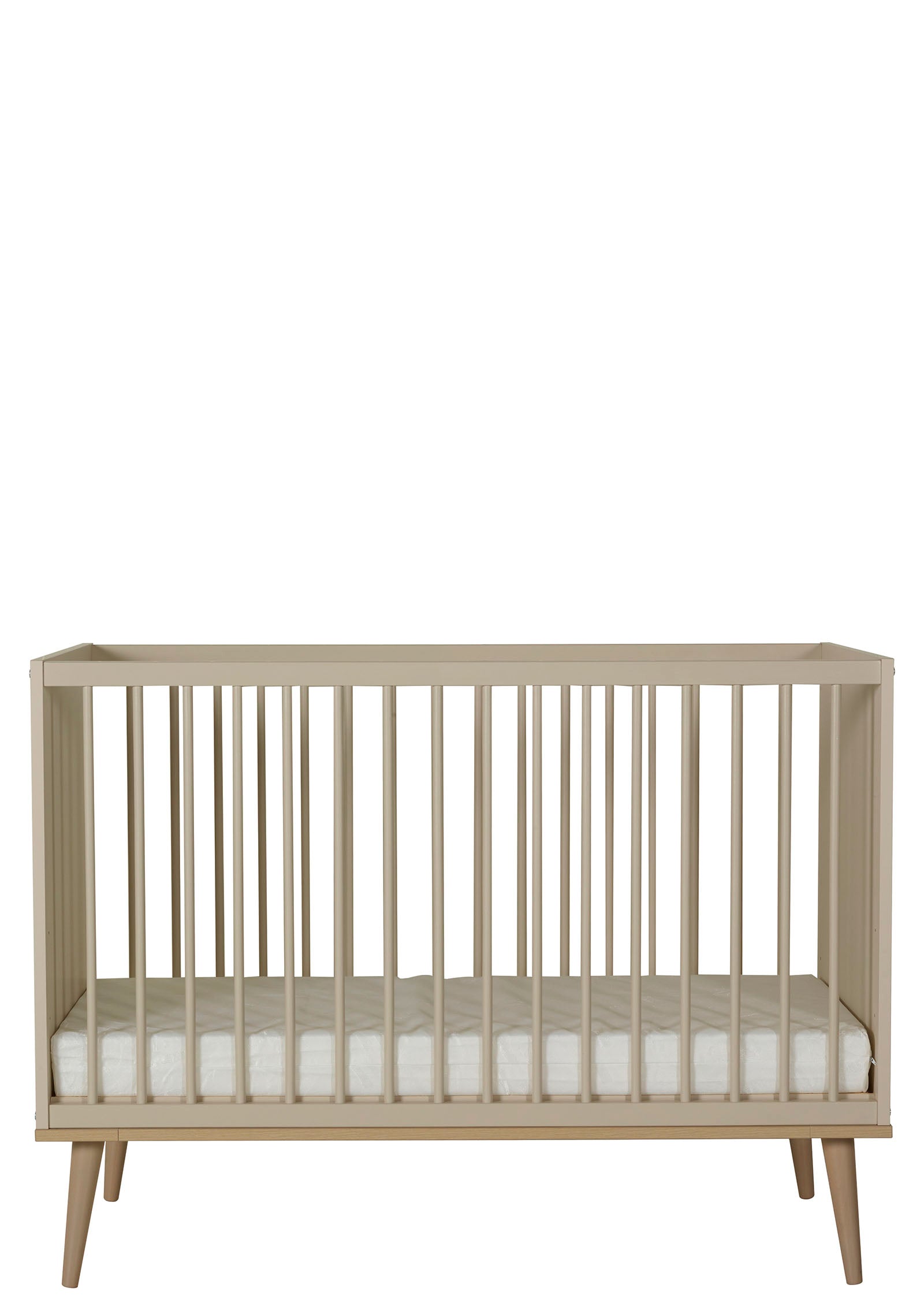 Quax Babybett 'Flow' 120x60 cm Clay