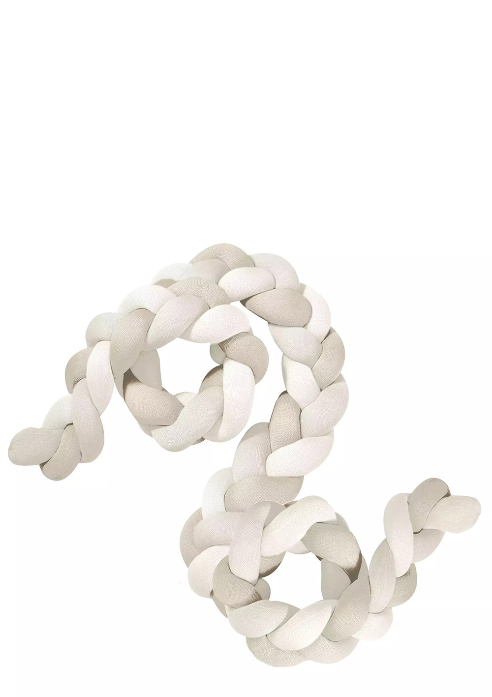 Bettschlange geflochten Trio beige/sand/natur XL