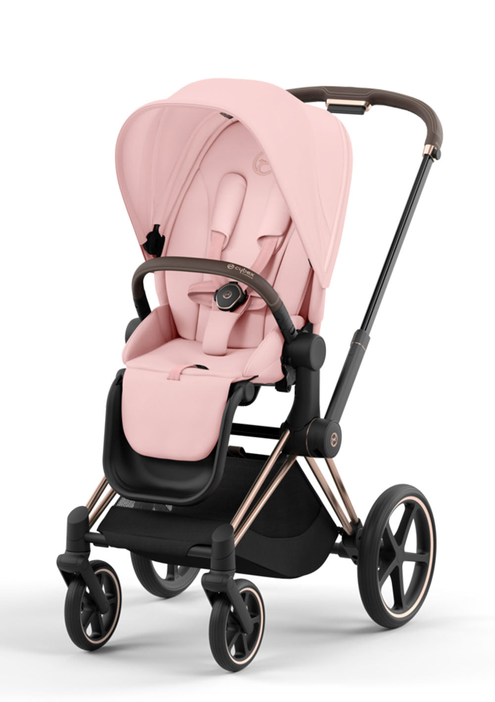 Cybex Platinum Priam Kinderwagen-Set Peach Pink
