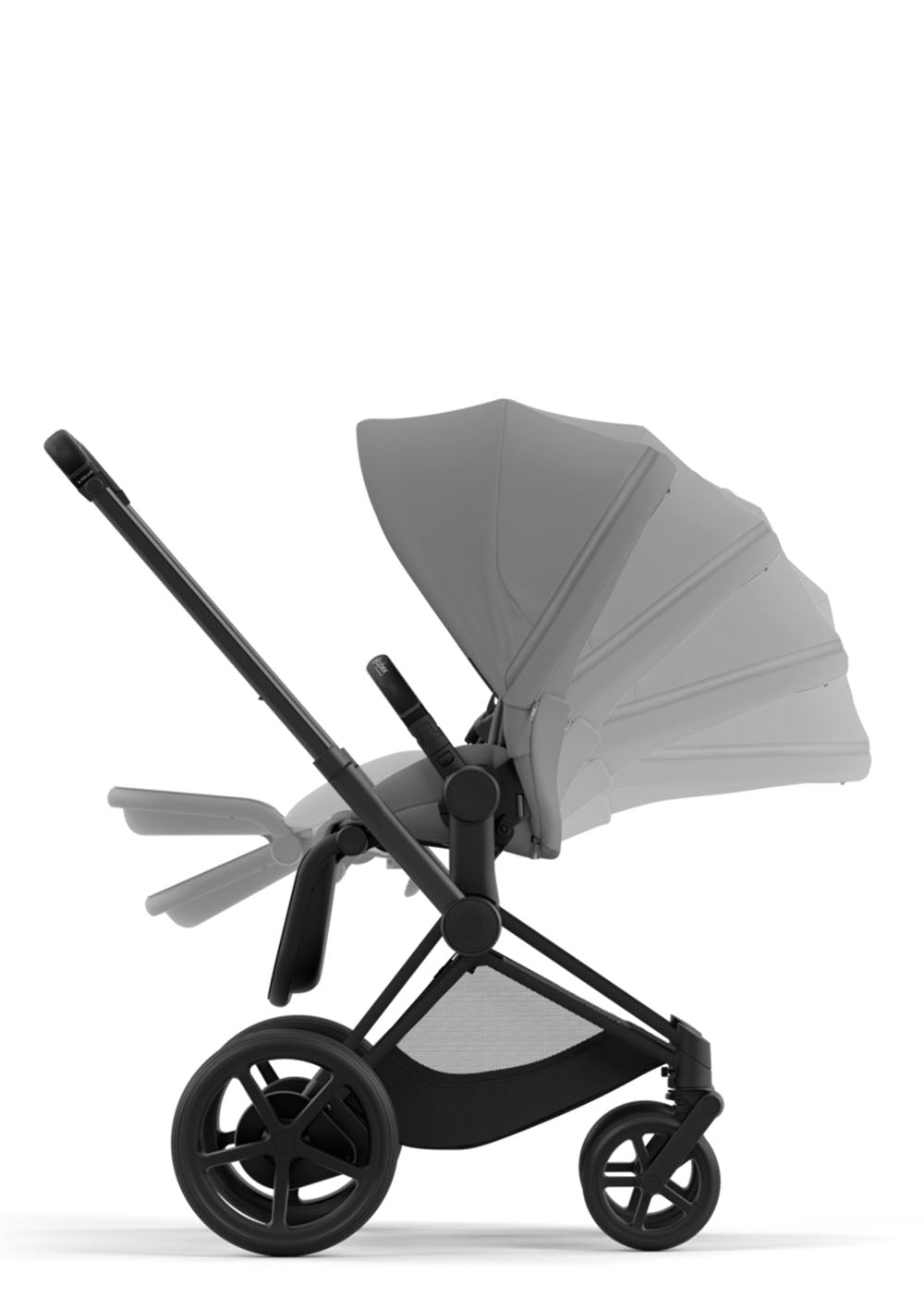Cybex e-Priam Kinderwagen-Set Comfort Mirage Grey