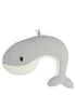 Wal Stillkissen 'Whale Momo' Grau