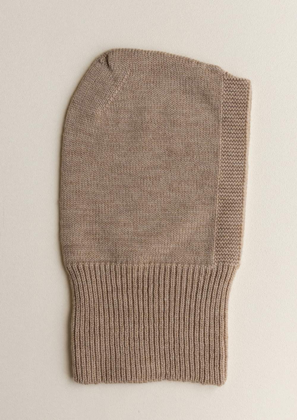 hvid Merino Mütze Balaclava 'Eddy' sand