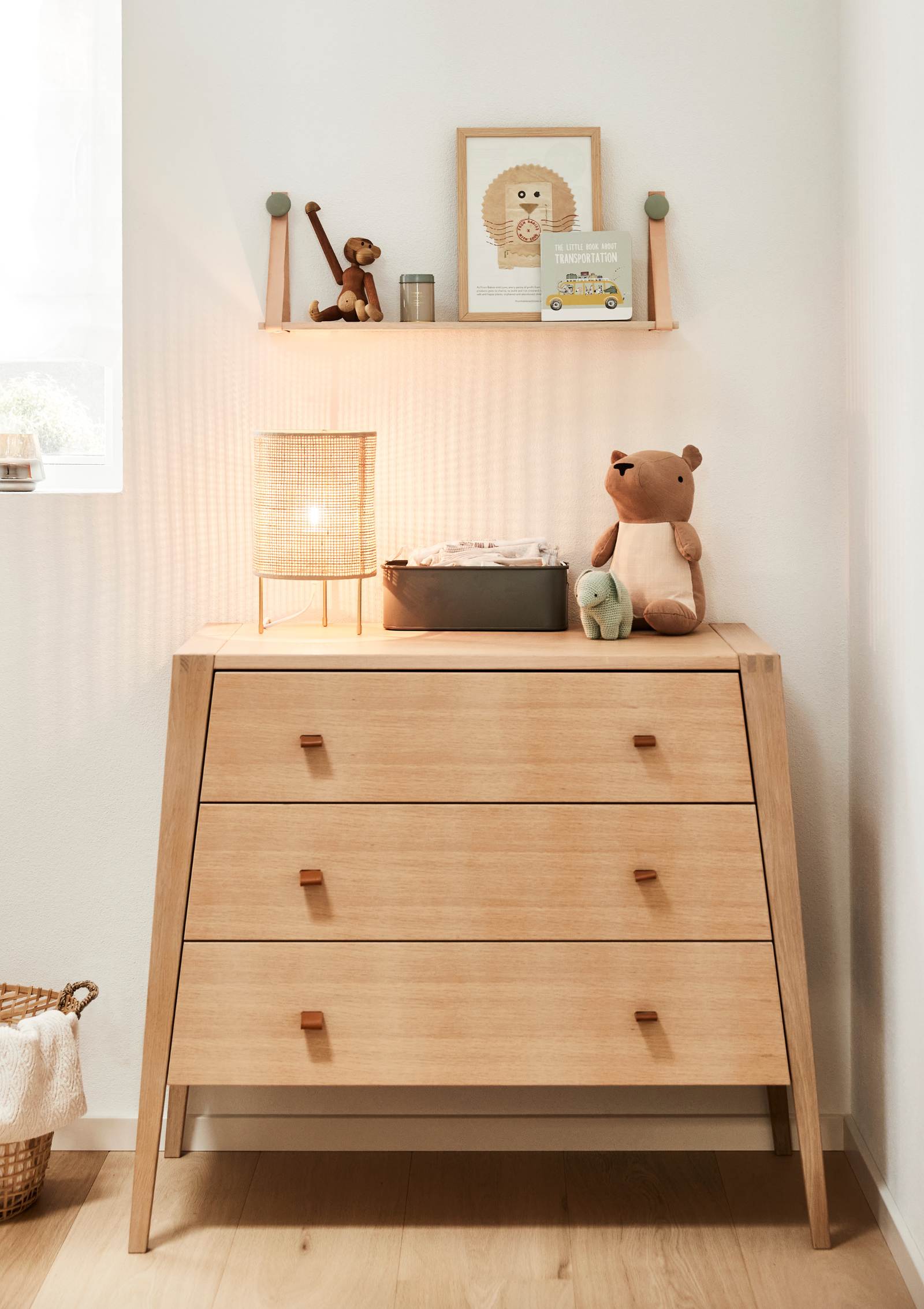 Leander (Wickel-)Kommode 'Linea' Eiche