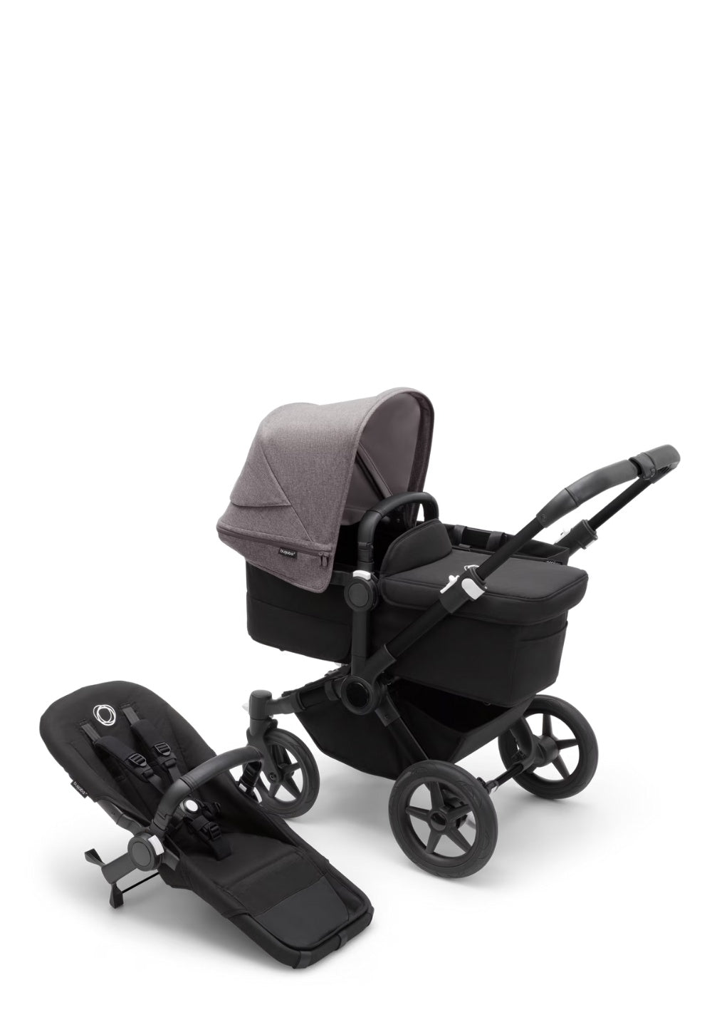 Bugaboo Sonnendach für 'Donkey 5' Grau meliert