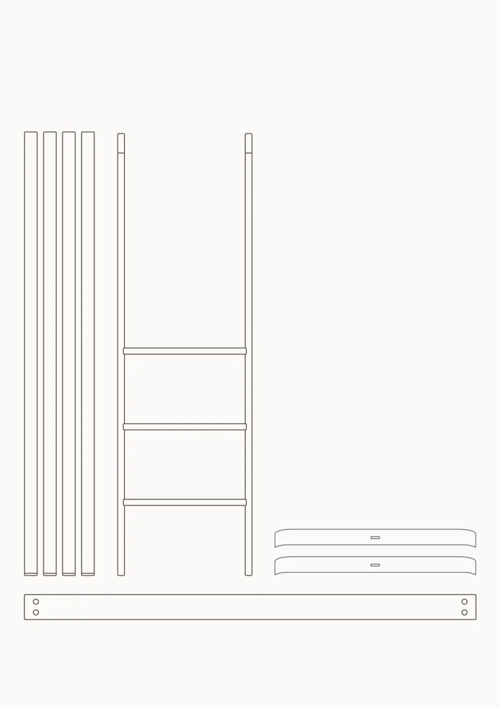 Oliver Furniture 'Wood' Umbauset Mini+ Basic Eiche