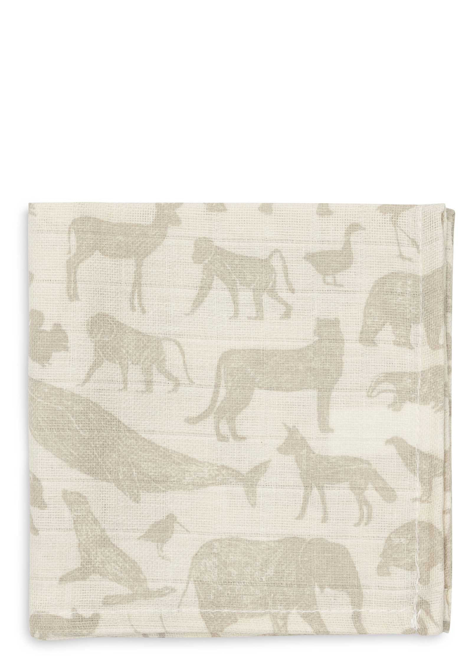 Jollein Spucktuch 31 x 31 Animals Nougat