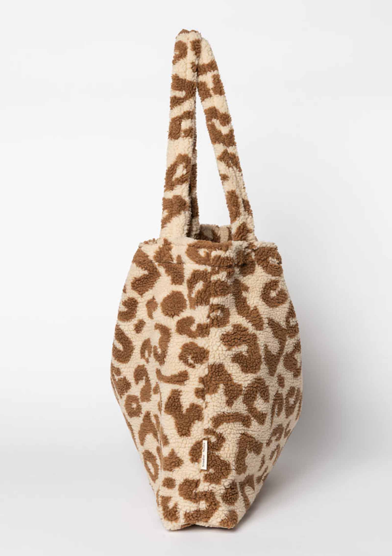 Studio Noos Tasche 'Teddy Mom-Bag' Leopard Ecru