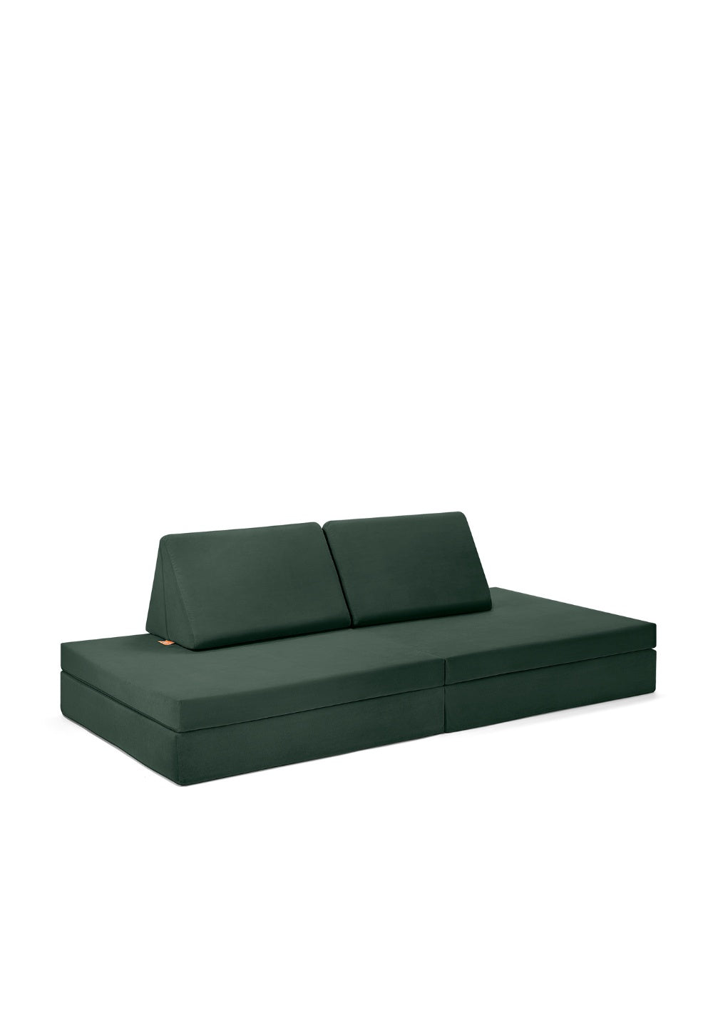 Funzy Spielsofa Velours Dschungel Grün