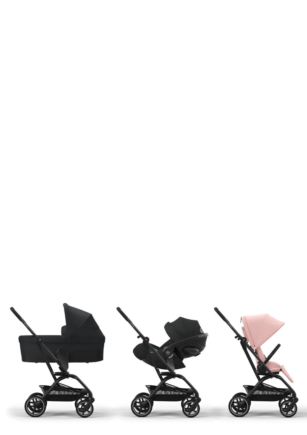 Cybex Eezy S Twist+2 Black/Candy Pink