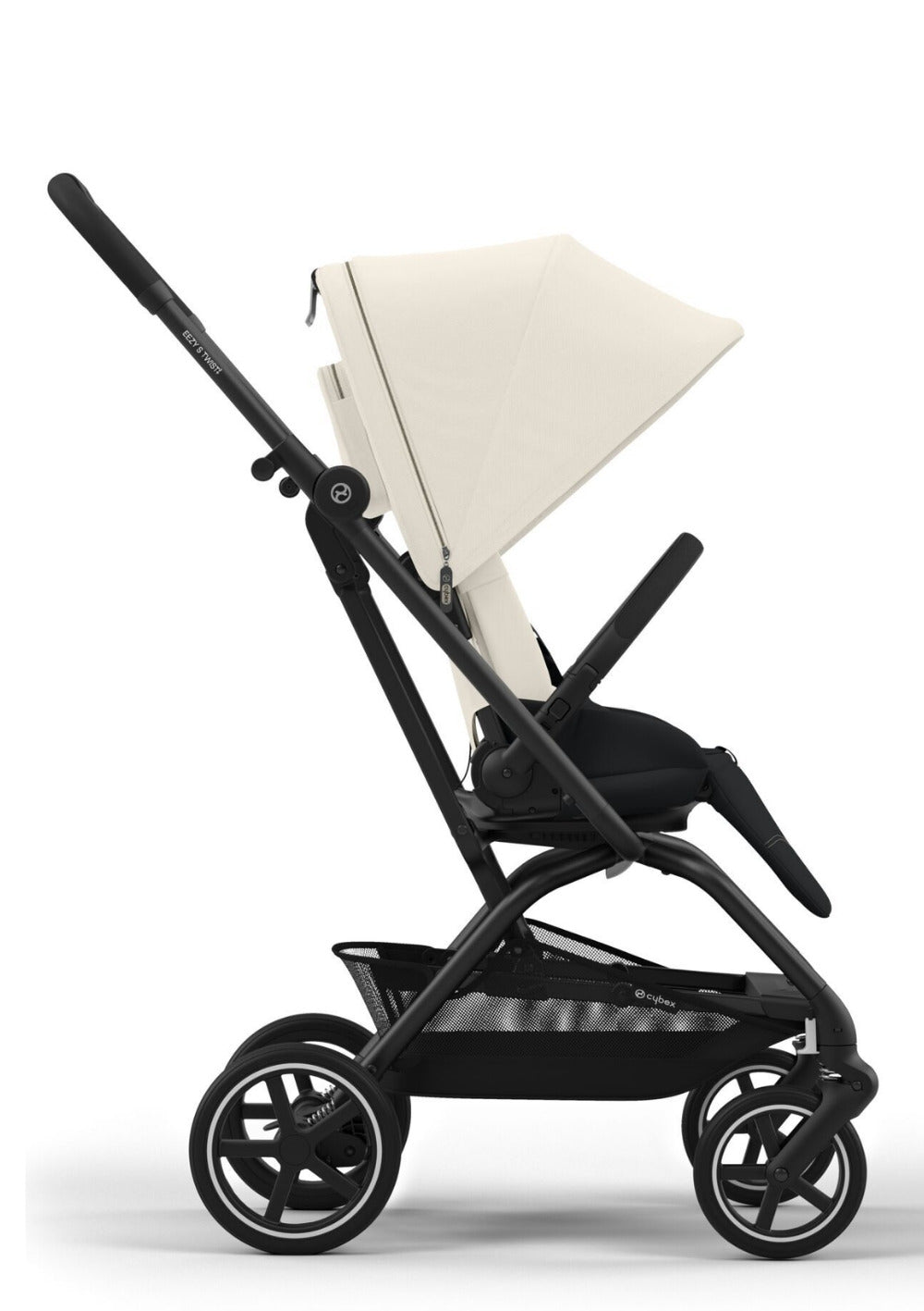 Cybex Eezy S Twist+2 Black/Canvas White