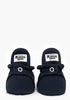 Baby Booties Cotton Navy