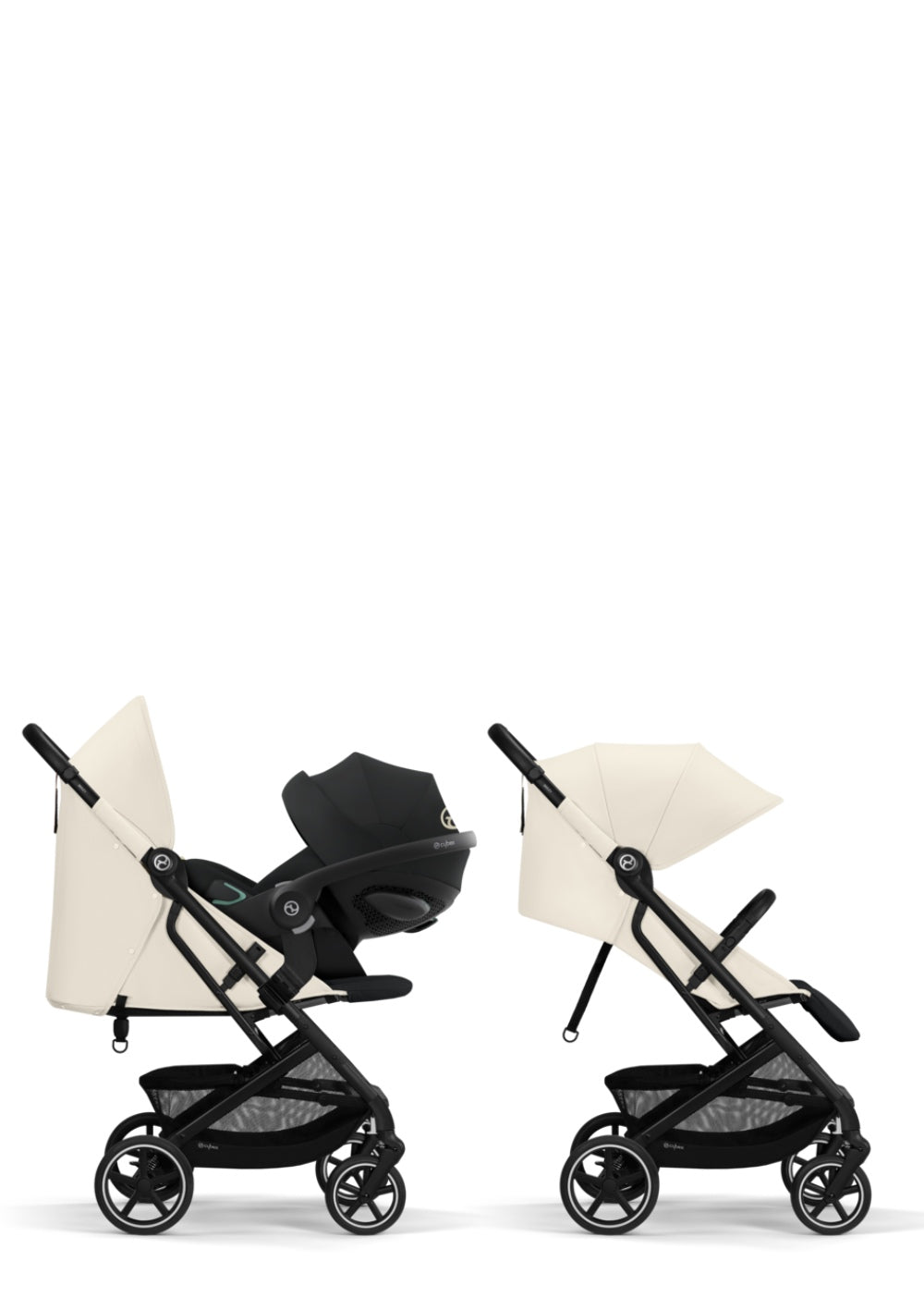 Cybex Beezy Buggy Black/Canvas White