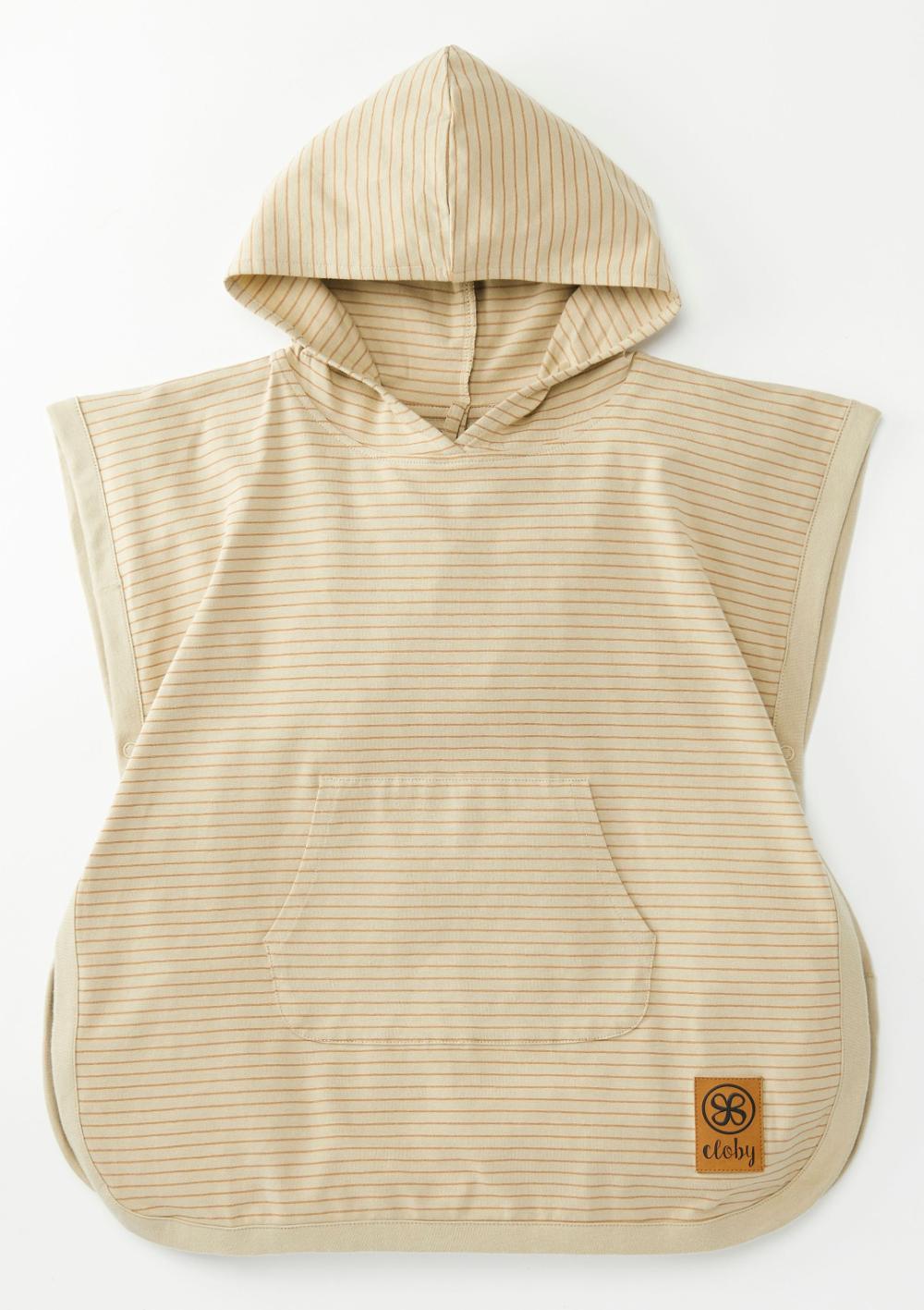 Cloby UV-Poncho UPF 50+ Sandy Beach/Peanut Brown