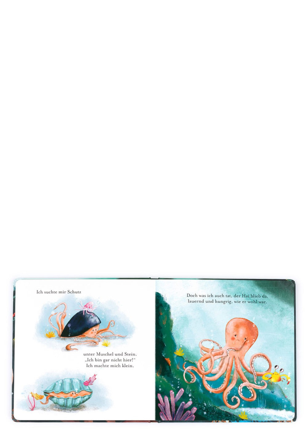 Jellycat Buch 'Odell, der furchtlose Oktopus'