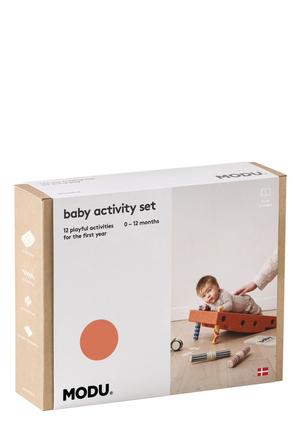 MODU Baby Activity Set Burnt Orange / Dusty Green