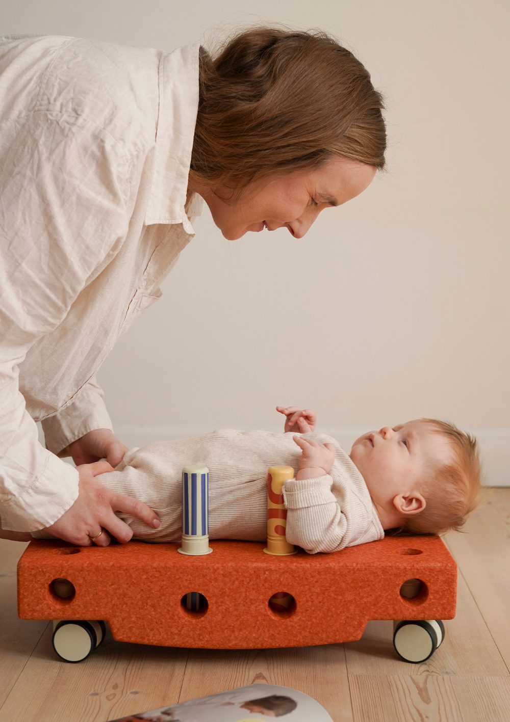 MODU Baby Activity Set Burnt Orange / Dusty Green