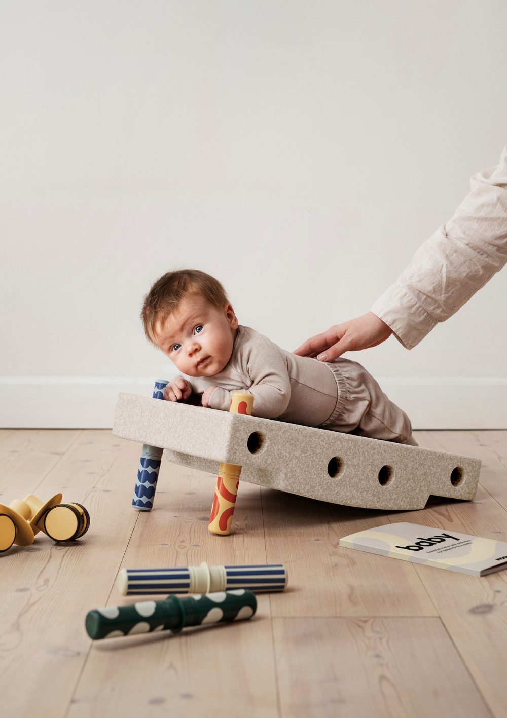 MODU Baby Activity Set Sand Grey / Honey Yellow