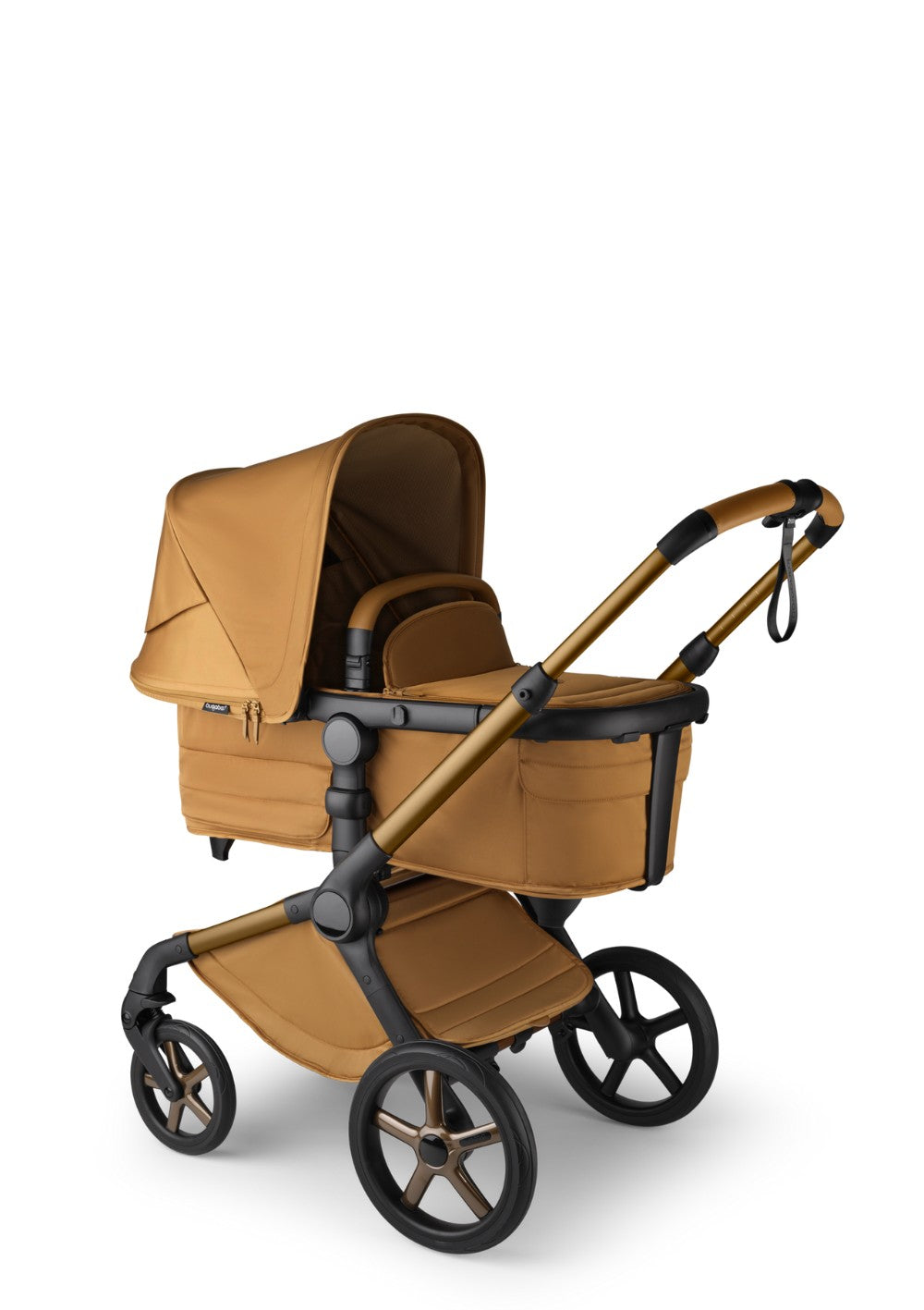 Bugaboo Fox 5 Kinderwagen-Set 'Noir Limited Edition' Amber Glow