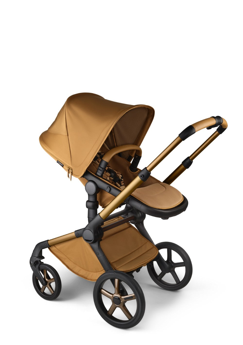 Bugaboo Fox 5 Kinderwagen-Set 'Noir Limited Edition' Amber Glow