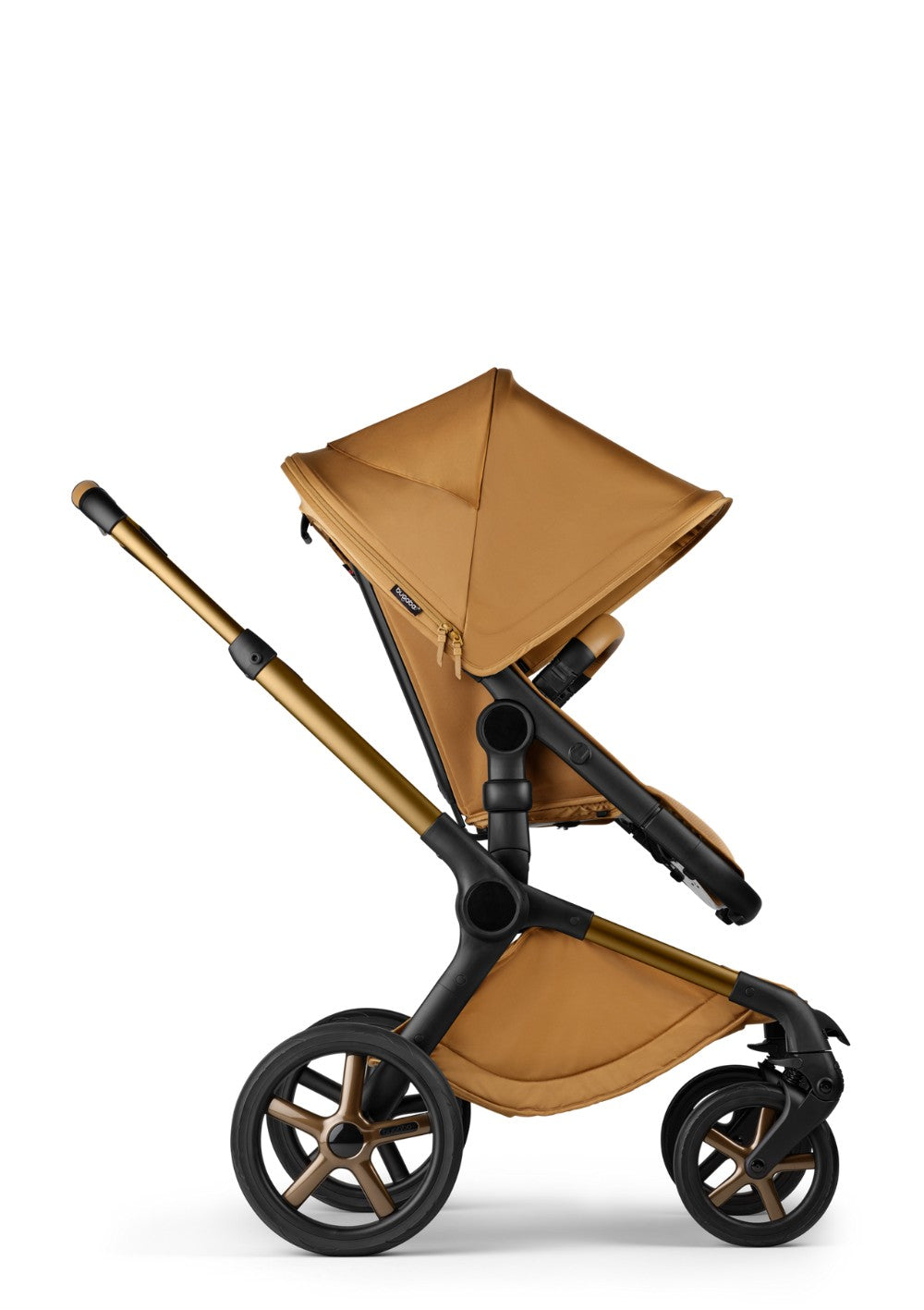 Bugaboo Fox 5 Kinderwagen-Set 'Noir Limited Edition' Amber Glow