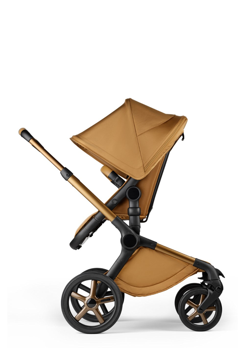 Bugaboo Fox 5 Kinderwagen-Set 'Noir Limited Edition' Amber Glow