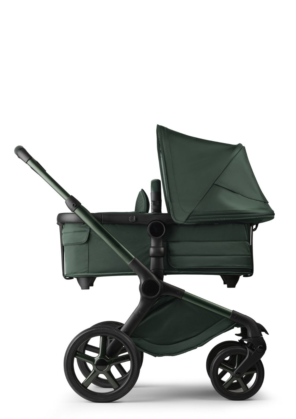 Bugaboo Fox 5 Kinderwagen-Set 'Noir Limited Edition' Midnight Green