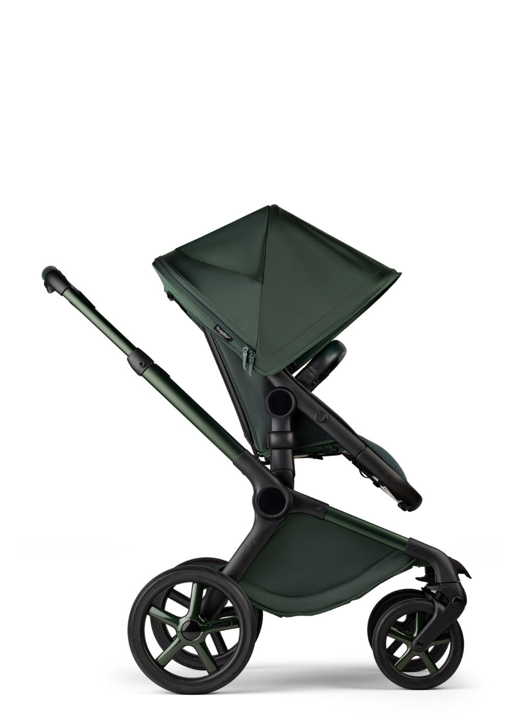 Bugaboo Fox 5 Kinderwagen-Set 'Noir Limited Edition' Midnight Green