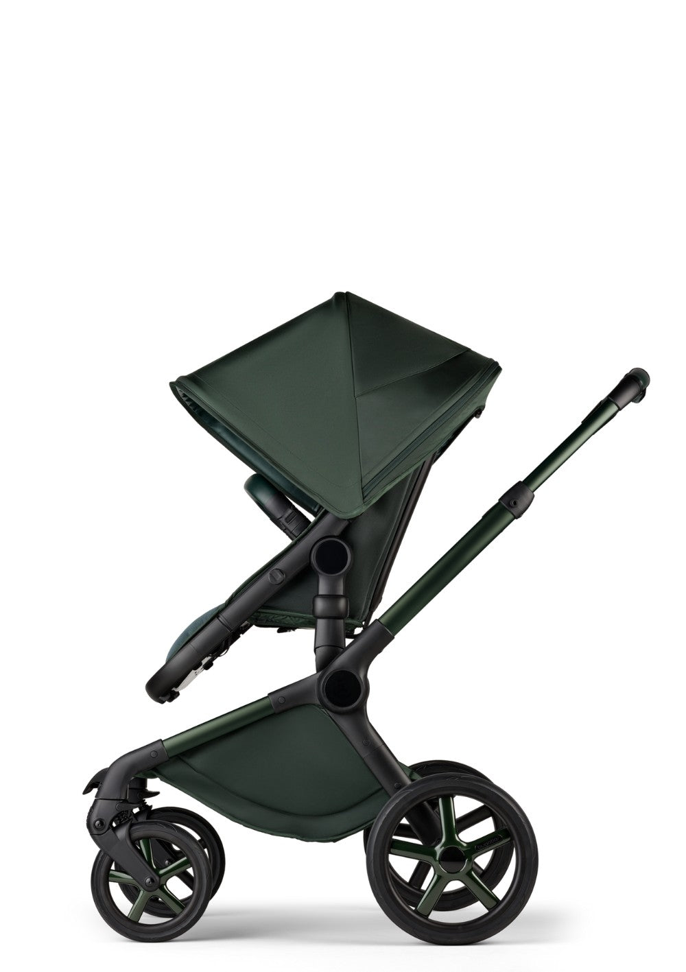 Bugaboo Fox 5 Kinderwagen-Set 'Noir Limited Edition' Midnight Green