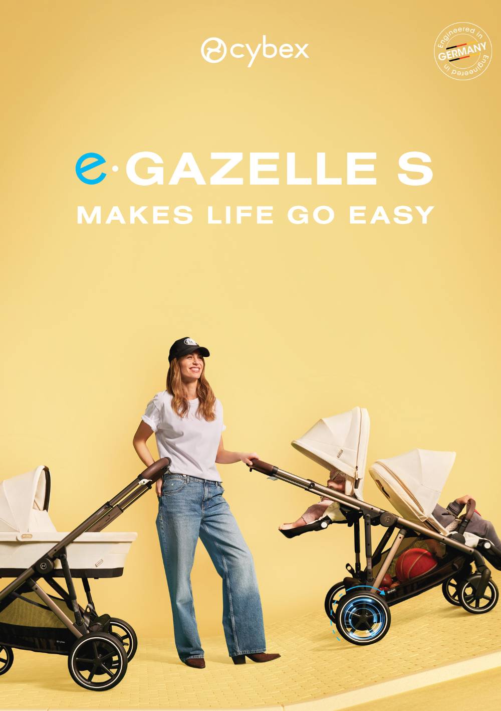 Cybex Gold e-Gazelle S Seashell Beige