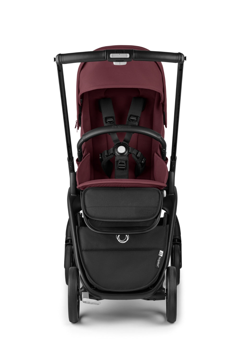 Bugaboo Dragonfly Kinderwagen Schwarz / Dunkles Kirschrot