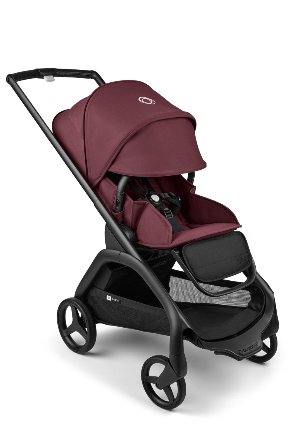 Bugaboo Dragonfly Kinderwagen Schwarz / Dunkles Kirschrot