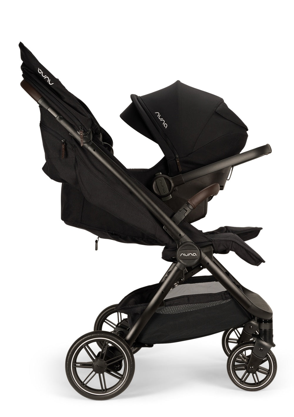 Nuna Geschwisterbuggy 'TRVL dubl ' Caviar