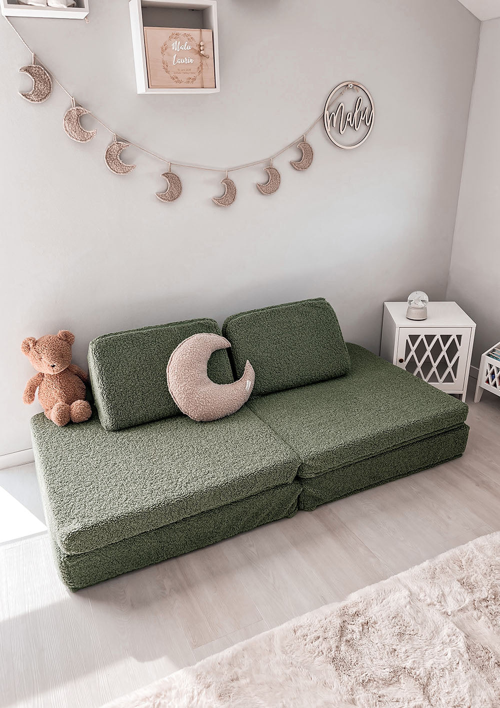 Spielsofa Teddy Moosgrün